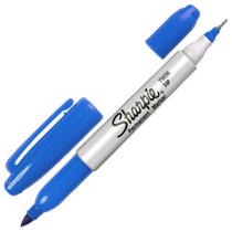Маркер перманентный Sharpie twin tip (синий) от магазина RiggerShop